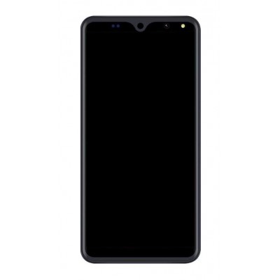 Lcd Frame Middle Chassis For I Kall Z1 Black By - Maxbhi Com