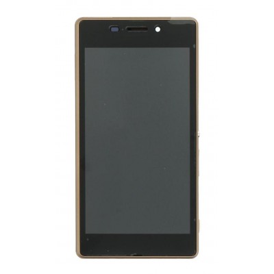 Lcd With Touch Screen For Sony D 2403 White By - Maxbhi Com