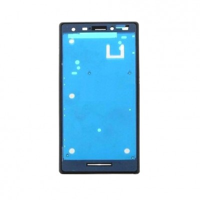 Lcd Frame Middle Chassis For Sony D 2403 White By - Maxbhi Com