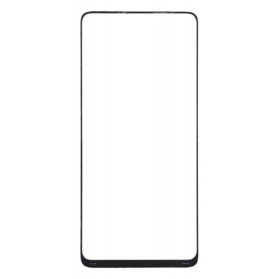 Replacement Front Glass For Vivo Iqoo Z1 Black By - Maxbhi Com
