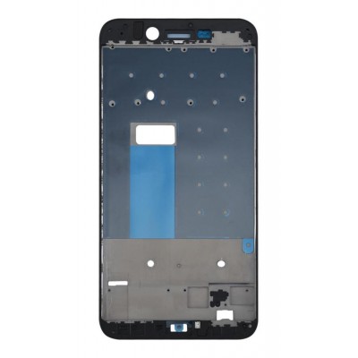 Lcd Frame Middle Chassis For Oppo F3 Black By - Maxbhi Com
