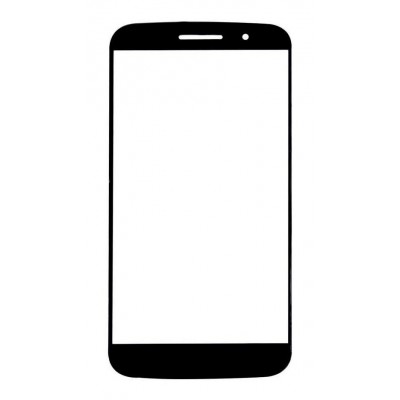 Replacement Front Glass For Moto M Black By - Maxbhi Com