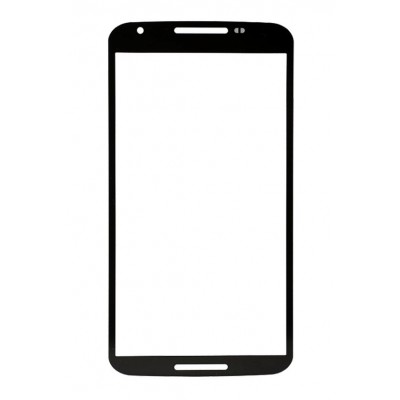 Replacement Front Glass For Motorola Nexus 6 Blue By - Maxbhi Com