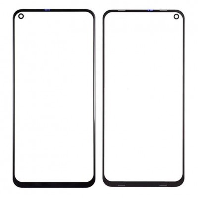 Replacement Front Glass For Xiaomi Redmi Note 9 5g Violet By - Maxbhi Com