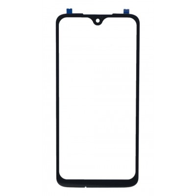Replacement Front Glass For Motorola Moto G7 Black By - Maxbhi Com