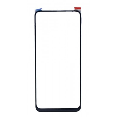 Replacement Front Glass For Realme 8i Black By - Maxbhi Com