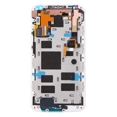 Lcd With Touch Screen For Motorola Moto X 2nd Gen White By - Maxbhi Com