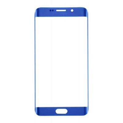 Replacement Front Glass For Samsung Galaxy S6 Edge Plus Blue By - Maxbhi Com