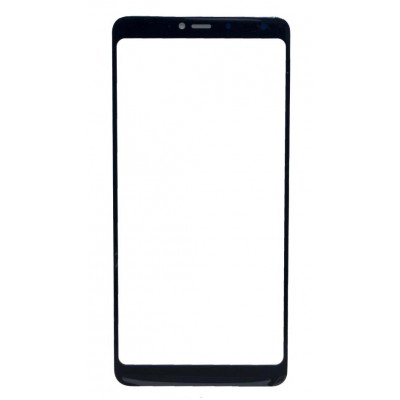 Replacement Front Glass For Panasonic Eluga Ray 600 Black By - Maxbhi Com