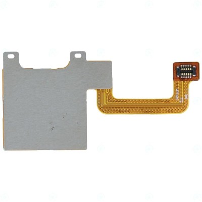 Fingerprint Sensor Flex Cable For Huawei Y6 Pro 2017 Silver By - Maxbhi Com