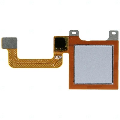 Fingerprint Sensor Flex Cable For Huawei Y6 Pro 2017 White By - Maxbhi Com