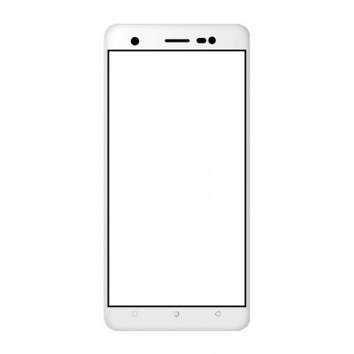 Replacement Front Glass for Lava Iris 65 - Blue by Maxbhi.com