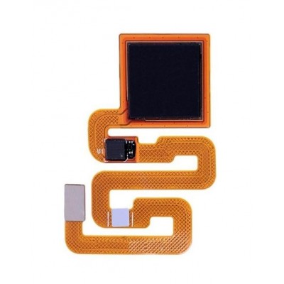 Fingerprint Sensor Flex Cable For Xiaomi Redmi 4x 16gb Black By - Maxbhi Com