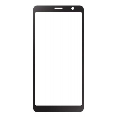 Replacement Front Glass For Alcatel Tcl A3 A509dl White By - Maxbhi Com