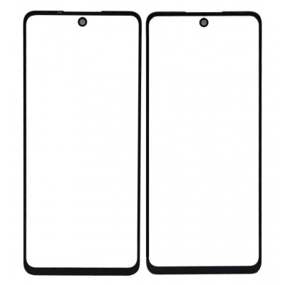 Replacement Front Glass For Tecno Pova 5g Black By - Maxbhi Com