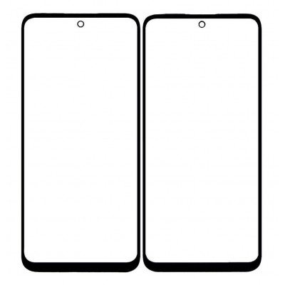 Replacement Front Glass For Motorola Moto G71 5g Black By - Maxbhi Com