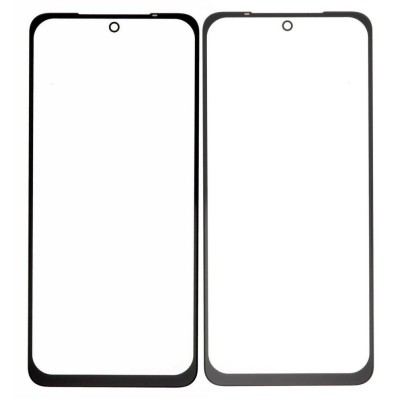 Replacement Front Glass For Xiaomi Poco M4 Pro 5g Black By - Maxbhi Com