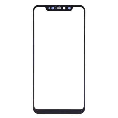 Replacement Front Glass For Xiaomi Mi 8 Explorer Black By - Maxbhi Com