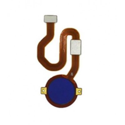 Fingerprint Sensor Flex Cable For Nubia Z17 Blue By - Maxbhi Com