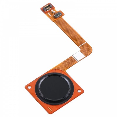 Fingerprint Sensor Flex Cable For Motorola Moto G7 Plus Black By - Maxbhi Com
