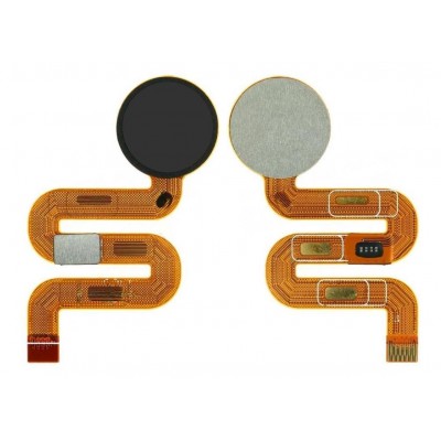 Fingerprint Sensor Flex Cable For Wiko View Black By - Maxbhi Com