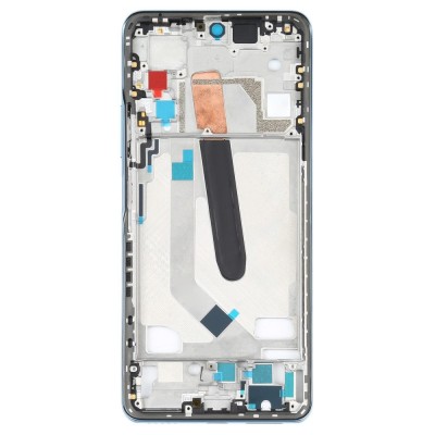 Lcd Frame Middle Chassis For Xiaomi Poco F3 Blue By - Maxbhi Com