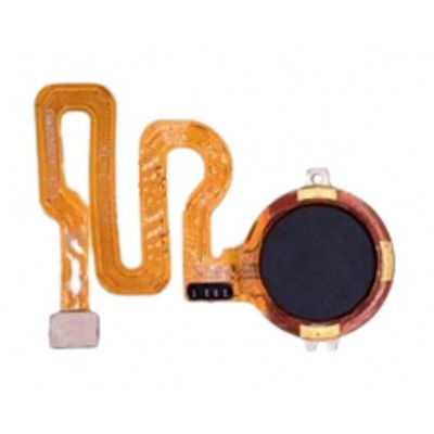 Fingerprint Sensor Flex Cable For Lenovo K6 Enjoy Black By - Maxbhi Com