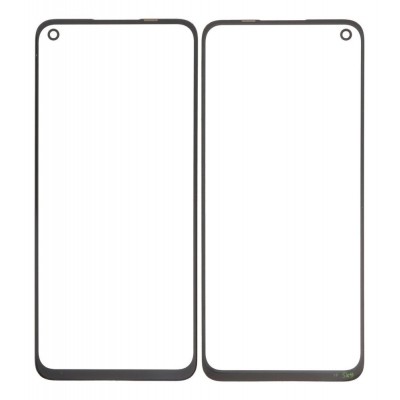 Replacement Front Glass For Oppo A76 Blue By - Maxbhi Com