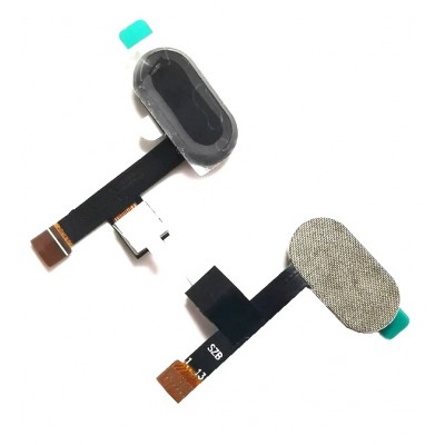 Fingerprint Sensor Flex Cable For Doogee Shoot 2 Silver By - Maxbhi Com
