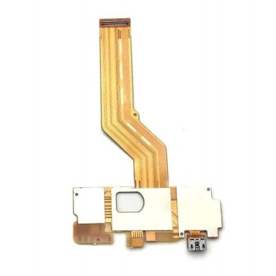 Charging Connector Flex Cable For Lyf Water 8 By - Maxbhi Com