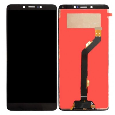 Lcd With Touch Screen For Tecno Spark Youth Ka6 Black By - Maxbhi Com