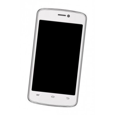 Lcd Frame Middle Chassis For Hitech S410 Amaze White By - Maxbhi Com