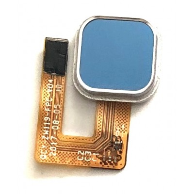 Fingerprint Sensor Flex Cable For Homtom S8 Blue By - Maxbhi Com