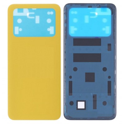 Back Panel Cover For Xiaomi Poco M4 Pro Yellow - Maxbhi Com