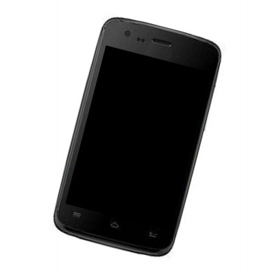 Lcd Frame Middle Chassis For Intex Aqua Glory Black By - Maxbhi Com