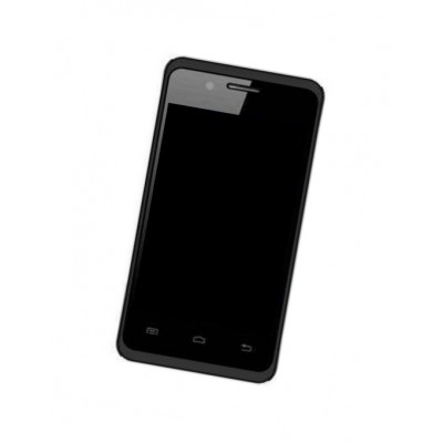 Lcd Frame Middle Chassis For Intex Aqua T4 White By - Maxbhi Com