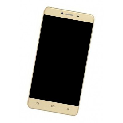Lcd Frame Middle Chassis For Lovme T10 Gold By - Maxbhi Com