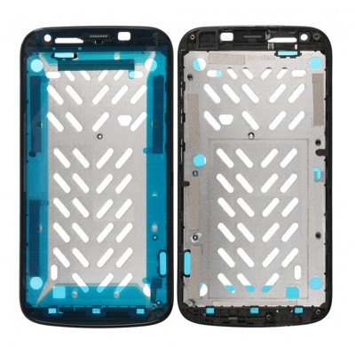 Lcd Frame Middle Chassis For Huawei Y600 Black By - Maxbhi Com