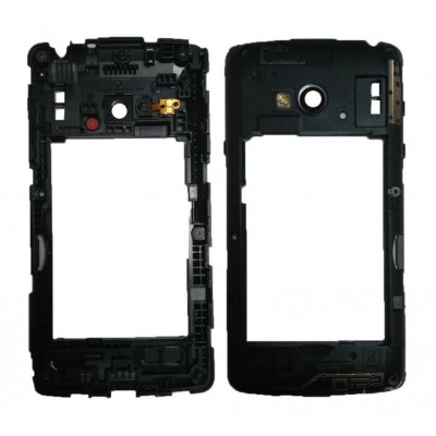 Lcd Frame Middle Chassis For Lg L50 D213n White By - Maxbhi Com