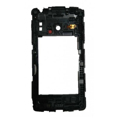 Lcd Frame Middle Chassis For Lg L50 D213n White By - Maxbhi Com