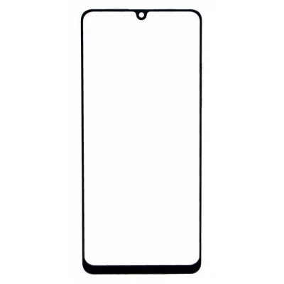 Replacement Front Glass For Samsung Galaxy M32 Black By - Maxbhi Com