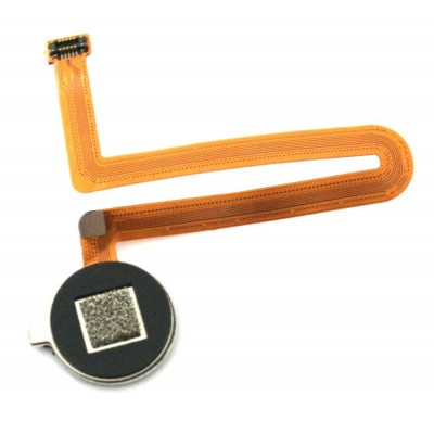 Fingerprint Sensor Flex Cable For Blu Vivo Xl5 Black By - Maxbhi Com