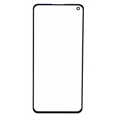 Replacement Front Glass For Realme X7 Pro Blue By - Maxbhi Com