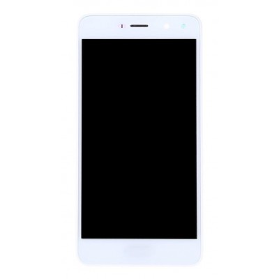 Lcd With Touch Screen For Huawei Y5 2017 White By - Maxbhi Com