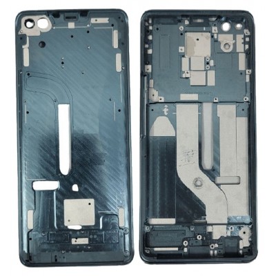 Lcd Frame Middle Chassis For Tecno Phantom X Black By - Maxbhi Com