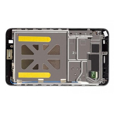 Lcd Frame Middle Chassis For Asus Fonepad 7 Fe375cxg Black By - Maxbhi Com