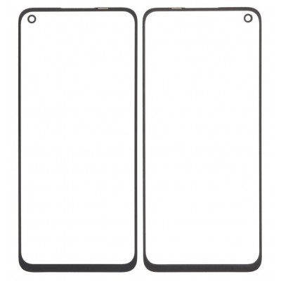 Replacement Front Glass For Realme 9 White By - Maxbhi Com