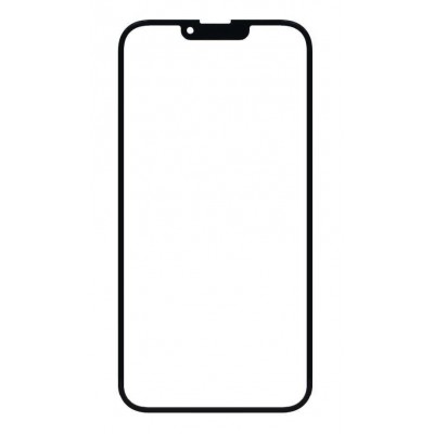 Replacement Front Glass For Apple Iphone 13 Pro Max Black By - Maxbhi Com