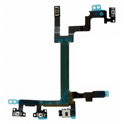 Power Button Flex Cable For Apple Iphone 5 On Off Flex Pcb By - Maxbhi Com