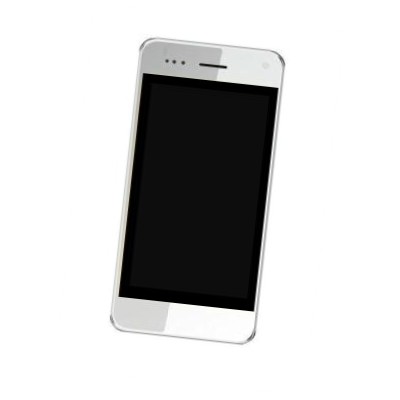 Lcd Frame Middle Chassis For Intex Aqua Q2 Black By - Maxbhi Com